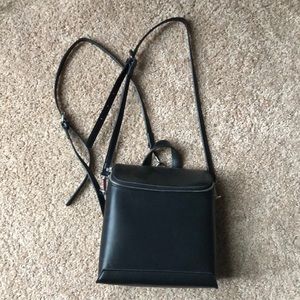 NWOT brandy melville backpack bag black leather